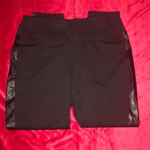 Apt. 9 Ladies Pull-on Ponte, Tuxedo Leggings, XL